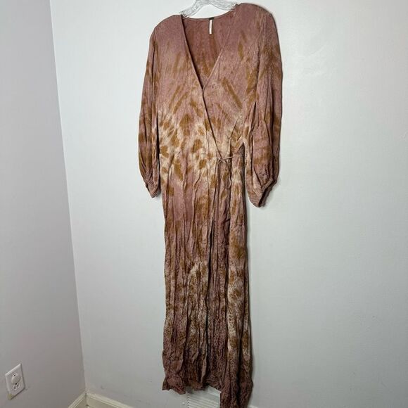 Young Fabulous & broke midi wrap dress size large - Picture 3 of 8